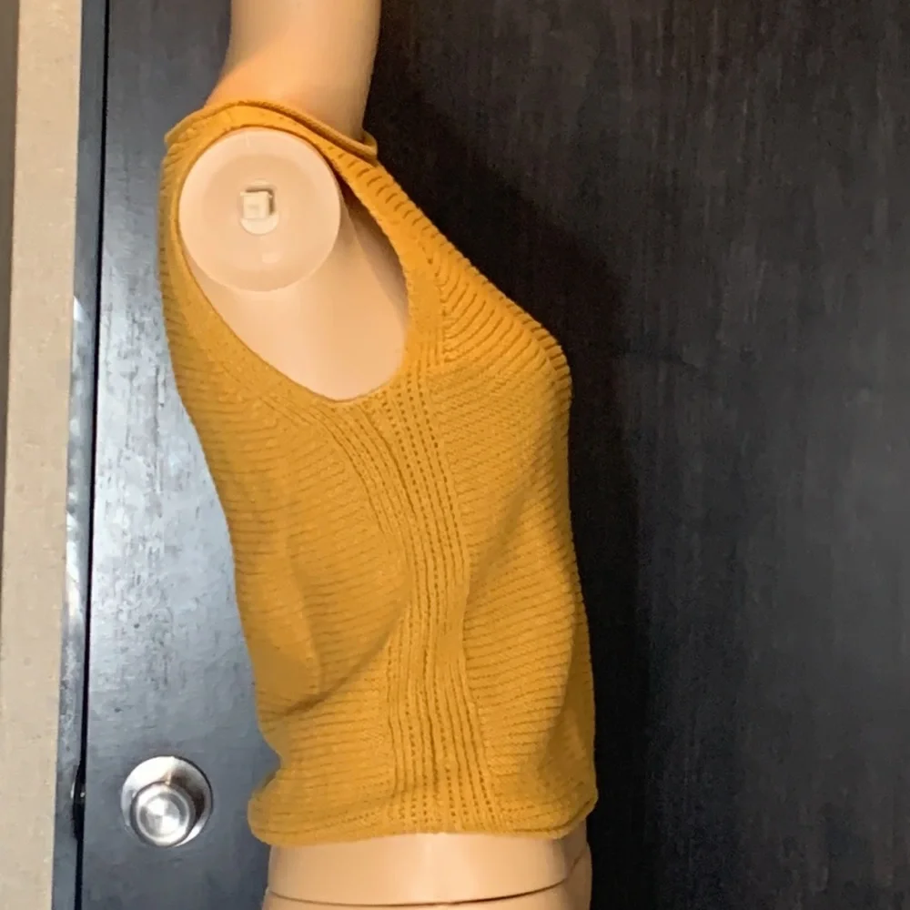 madewell Highbury Sweater Tank Naples yellow XXS